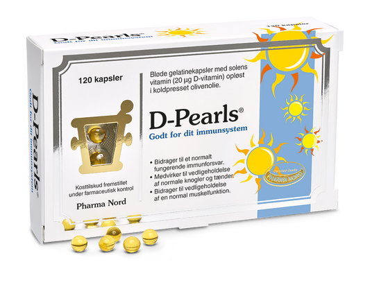 D-Pearls 20 µg - 120 kapsler
