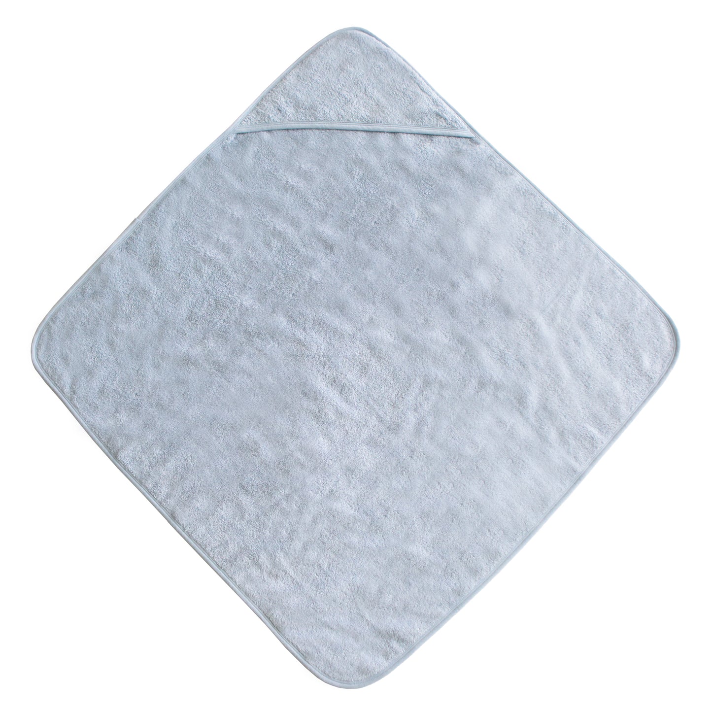 Økologisk håndklæde med hætte fra Mushie - lys blå