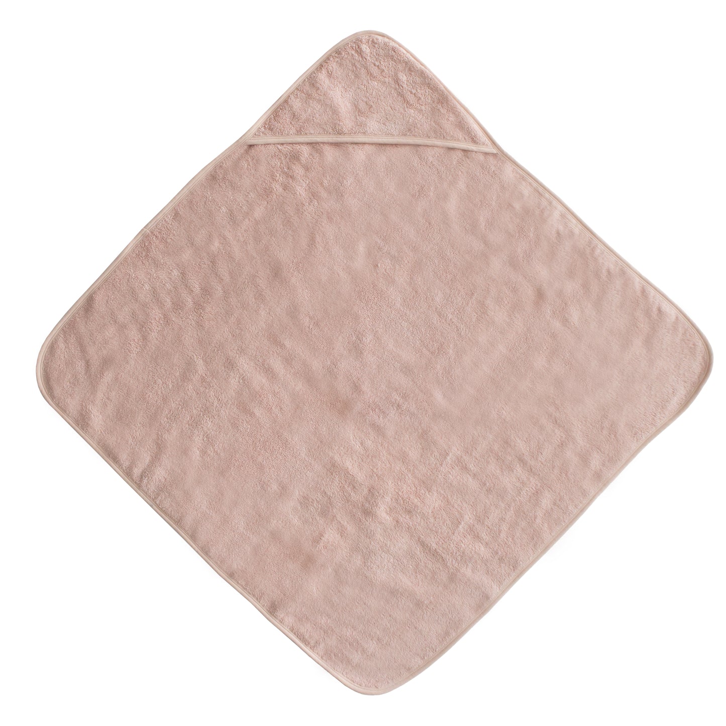 Økologisk håndklæde med hætte fra Mushie - blush