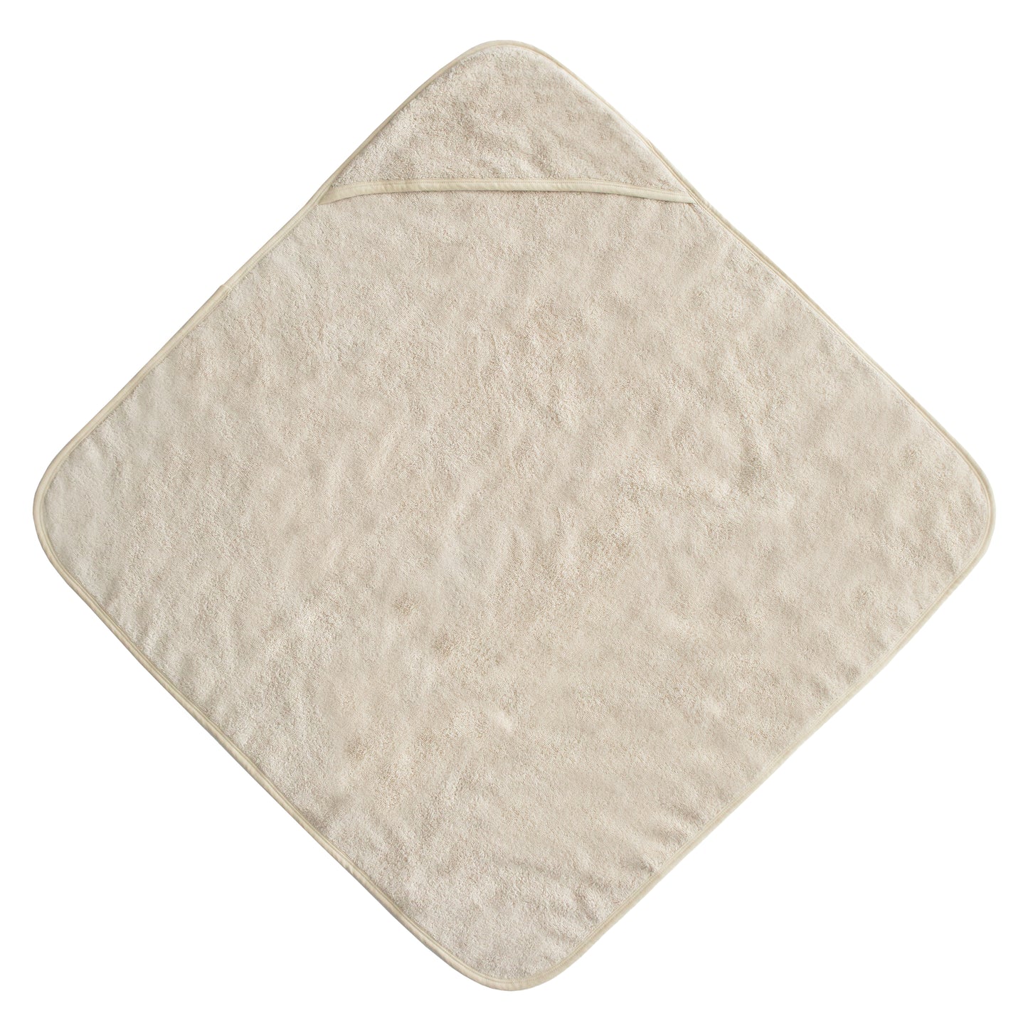 Økologisk håndklæde med hætte fra Mushie - Råhvid